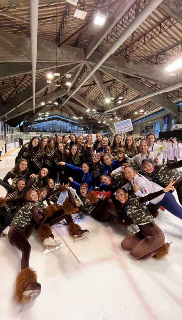 championnat du france villard-de-lans de patinage artistique - lou-ann rapin étudiante à l'ISEG Nantes