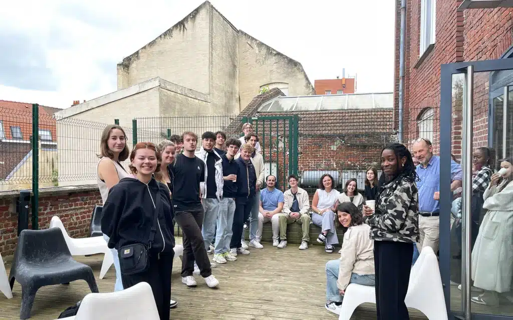 Photo de classe des ISEG1 Lille