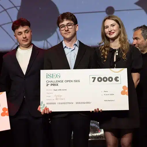 remise du deuxième prix de 7 000 euros